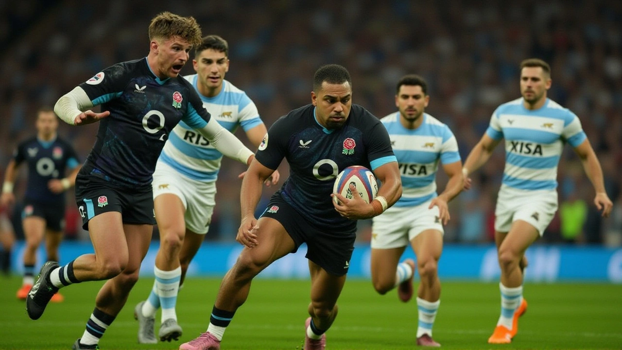 England edges Argentina 27-23 to complete perfect November sweep